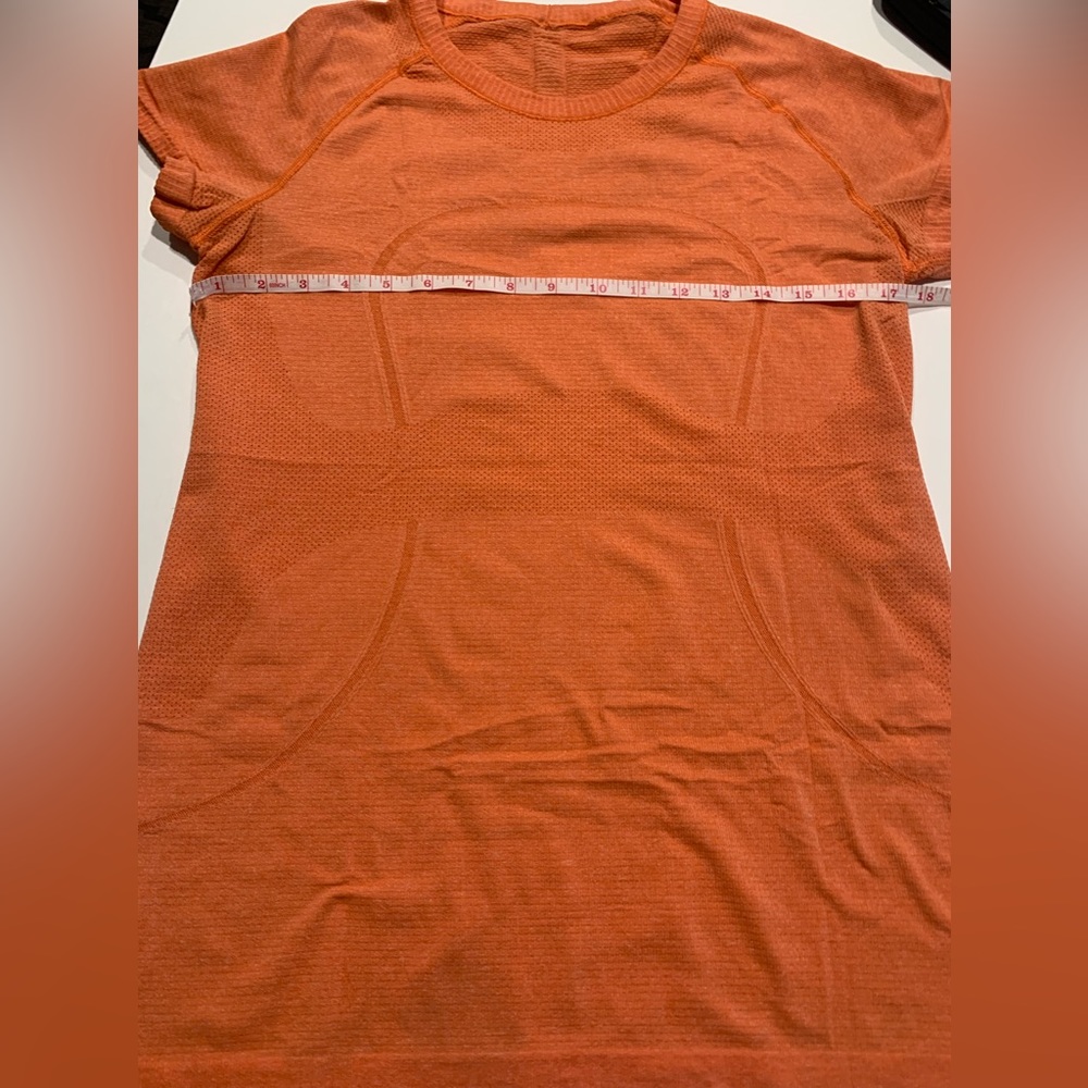 2 Lululemon swift tech short sleeve tops.